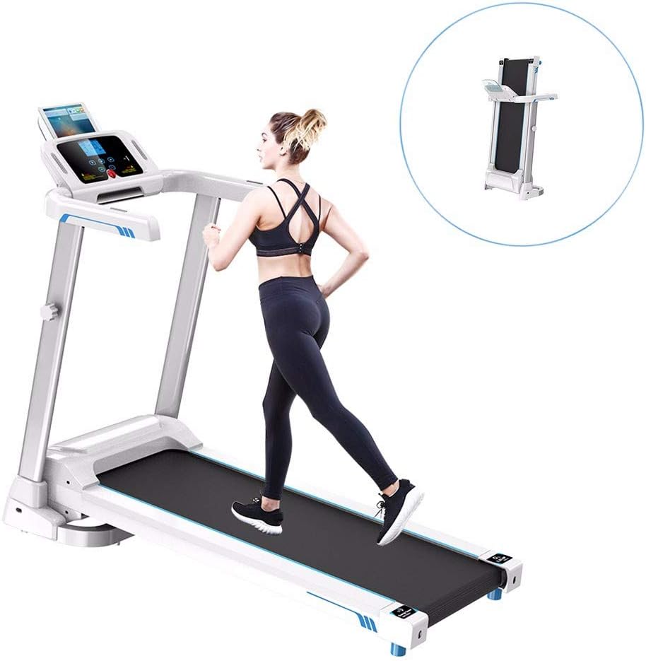 Fitness Club JFF216TM Multifunctional Folding Electric Treadmill, Adjustable Incline Wireless Bluetooth Speaker Motorised Running Machine,Gym Equipment,Smart Mute Technology
