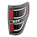 SPPC Black LED Tail Lights Assembly Set for Ford F-150 Version 2 - (Pair) Includes Driver Left and Passenger Right Side Replacement