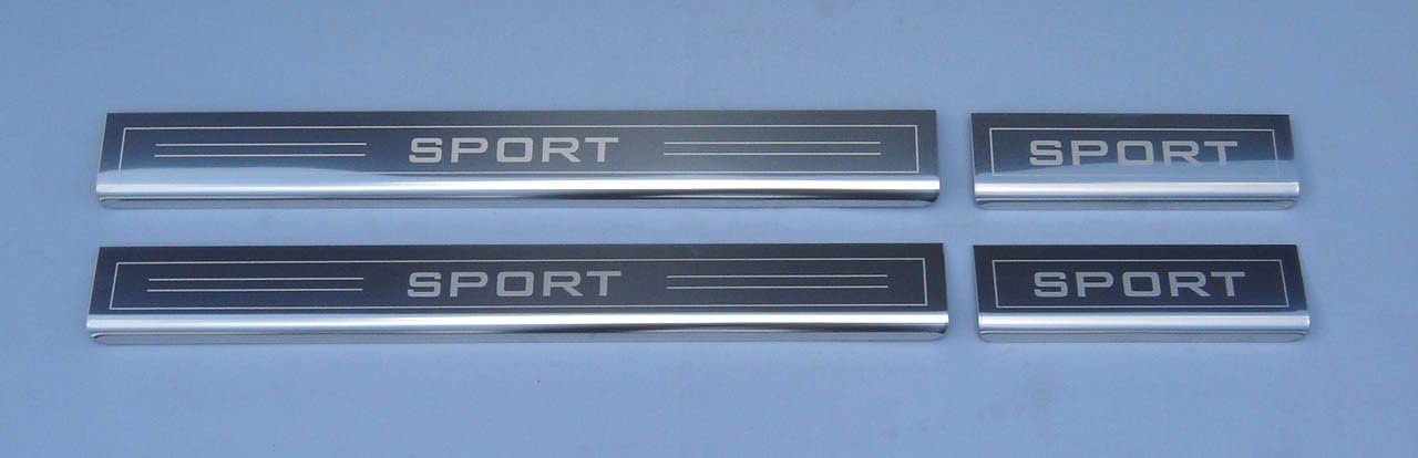 Lockwood - Compatible with Range Rover Sport (For models released in 2005-2012) - Stainless Sill Protectors Kick Plates