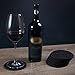 Set of 8 Silicone Coasters Silicone Drink Coaster Round Silicone Cup Pad Mat Tabletop Protection for Any Table Type, Perfect Soft Silicone Coaster Fits Any Size of Drinking Glasses.