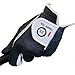 FINGER TEN Men's Golf Glove Rain Grip Pair Both Hand or 2 Pack Left Right Hand, Hot Wet Weather No Sweat, Black Gray Green, Fit Size Small Medium Large XL