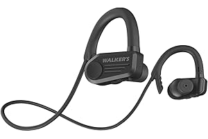 Walker's Shooting Ear & Hearing Protection Sport Electronic Bluetooth Rechargeable ATACS Wireless Earbuds