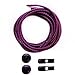 StoutGears Reflective No Tie Shoelaces Lock System - Elastic Shoelaces for Sneakers (1 Pair) (Purple)