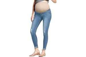 Hybrid & Company Ultimate Comfort Women's Maternity Slim Fit Stretch Jeans