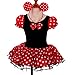 Dressy Daisy Girls' Minnie Mouse Halloween Fancy Dress Dance Costume w/ Headband