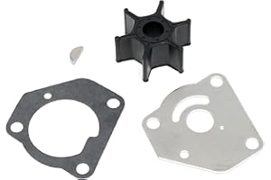 MARKGOO 17400-92D01 Water Pump Impeller Repair Kit for Suzuki Outboard 8 9.9 HP DT8C DT9.9C (1988-1997) 2 Stroke Boat Motor Engine Rebuild Service Parts Replacement Sierra Marine 18-3255 17400-92D00