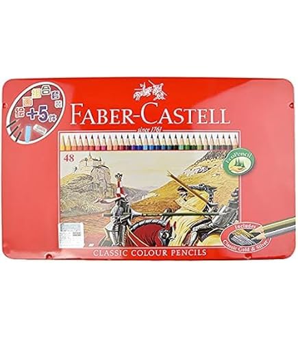 Amazon.com : Faber Castell TFC-WCP/100C Watercolor Colored Pencils