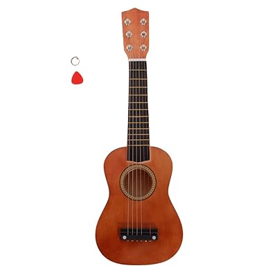 Gita 21in Acoustic Guitar, Gbogbo Guita Classical Guitar pẹlu Awọn okun ati Gita Pick, Starter Ṣeto Dara fun Awọn alakọbẹrẹ ati Awọn ọmọ wẹwẹ ( 21in Kofi )