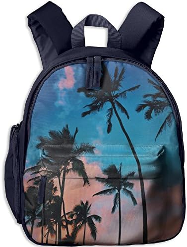 DoBag Kid's Hawaii Palm Sunset School Shoulder Bag Backpack Outdoor Daypack For Boys&Girls