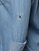 Women's Basic Classic Button Closure Roll Up Sleeves Chest Pocket Denim Chambray