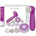 Spa Sonic Skin Care System Face and Body Polisher Professional Kit, Orchid