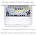 MacOs Mac OSX Primary Finder Safari iWorks MS Office Shortcuts Hot Keys Pattern Silicone Keyboard Cover Keyboard for MacBook Air 13 inch(No-Touch ID) ; for MacBook Pro 13, 15 (2015 Before)
