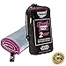 Venko's Travel Towel Pack - a Set of Two Quick-Drying Microfiber Towels in a bag! (Grey/Pink)