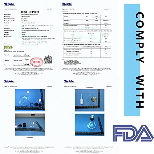 6 NORTHOME+Breather+High+borosilicate+heat+resistant+Mouthblown