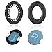 BINGLE Ear Pads for Bose Quiet Comfort 15 QC15 QC25 QC35 Ae2 Ae2i Ae2w Replacement Ear Pads and Inner Foam Mats (1 Pair Black)