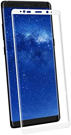 Galaxy Note 8 Tempered Glass Screen Protector,3D Full Curved Edge,9H Hardness,Anti-Scratch, Anti-Fingerprint,Bubble Free Screen Protector for Samsung Galaxy Note 8 - White
