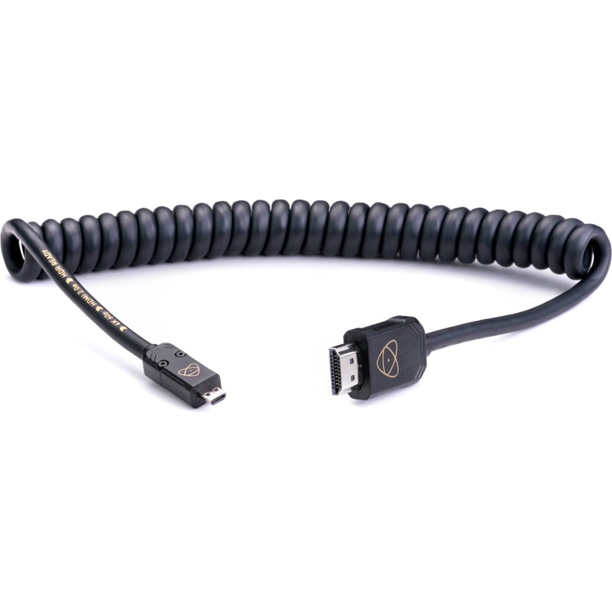 Atomos Atom 4 K60 °C2 HDMI Cable Micro 40 cm Cast Connector (80 cm Extended – Black
