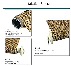 CACELY Replacement Shade Parts Bungee End Cap Kit