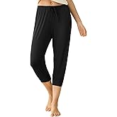 Latuza Women's Viscose Jogger Capri Pajama Lounge Pants