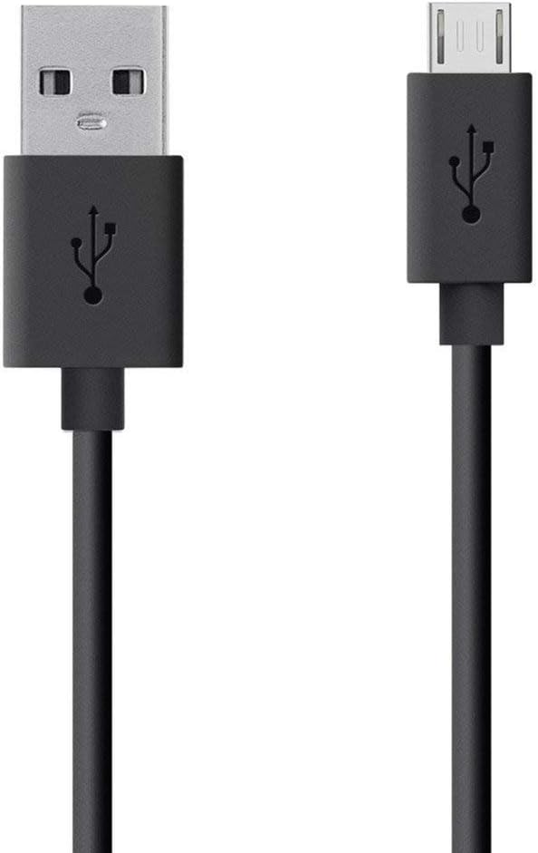 JUSTO 2. 4A 1 M Charging & Micro USB Data Cable for All Devices (Black)