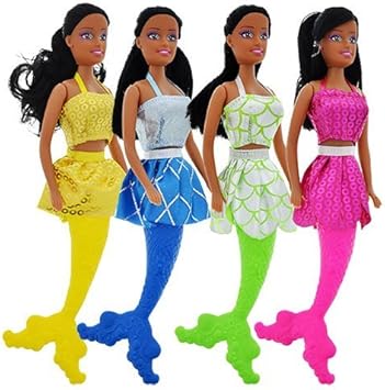 black mermaid barbie