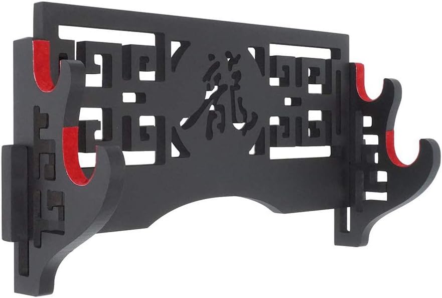 UNICRAFTALE Lichtschwert Wandhalterung - Holz Display Mit Mondmuster Für Star Wars Sammlung