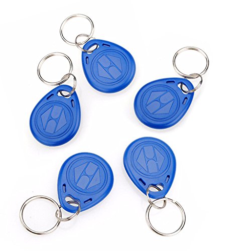 AMOCAM Proximity EM4100 125KHz RFID Card Tag Token Key Chain Keyfob Reader, ID Card for Door Entry Copier Access Control System, for Electronics Lock (Pack Of 5) - Thumbnail 3