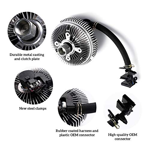 Radiator Engine Cooling Fan Clutch with Harness Fits 20022009 Chevy