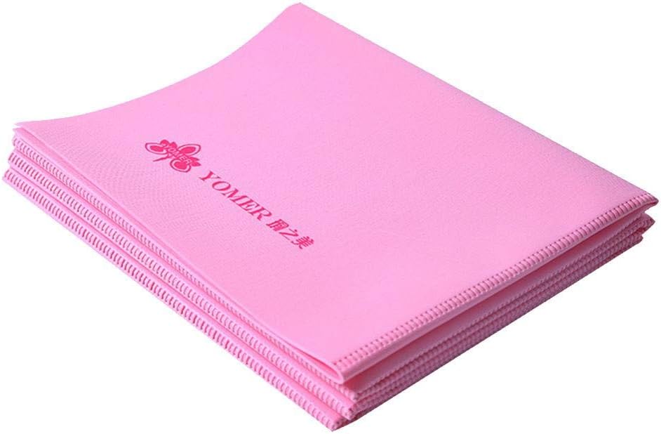 Luermeuk Yoga Mat Folding Travel Fitness | Exercise Mat | Foldable Yoga Mat for All Types of Yoga, Pilates Floor Workouts,Travel Daily Use