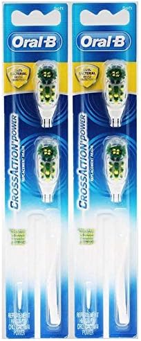 Braun Oral-B CrossAction Power Replacement Brush Heads, Soft 2pack
