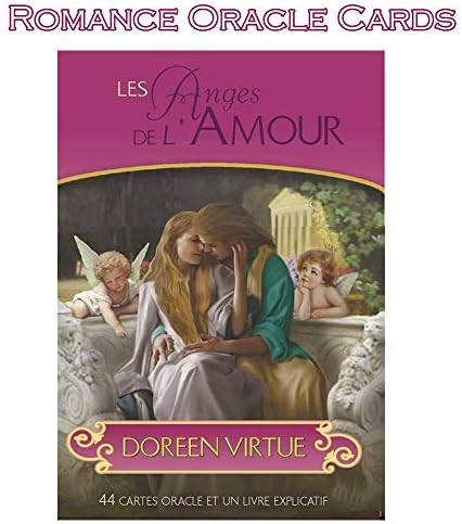 NAKELUCY 1PCS A 44-Card Deck New Gold-Plated Series The 44 Romance Angel Oracle Cards by Doreen Virtue/Rare Out of Print/English Fashionable