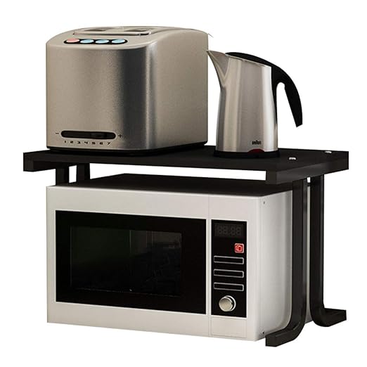 WENZHE Estantería Cocina Baldas De Madera Horno Microondas ...