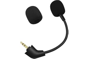 Mic Replacement Boom Compatible with HyperX Cloud II/Core/CloudX 2nd Gen (After Produced 2021) – Straight Jack Gaming Microph
