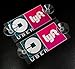 2 UBER LYFT REMOVABLE DECAL SIGN PLACARD RIDESHARE (NEW LOGO)