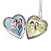 Bronze Heart Friend Photo Picture Frame Locket Pendant Chain Necklace