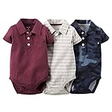Carter's Baby Boys 3-pack Short-sleeve Polo Bodysuit Set