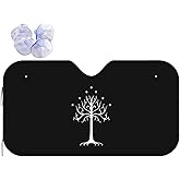 Gondor Car Windshield Sun Visor Car Heat Shield to Keep The Vehicle Cool Black