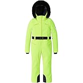 MOUS ONE Kids Ski Suit One Piece Waterproof Boys Girls Snowsuits Insulated Jumpsuits Winter Warm Jackets