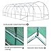 Outsunny 26' x 10' x 7' Portable Walk-in Garden Greenhouse - Deep Green