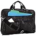 Maxam BCLBC Italian Mosaic Design Leather Briefcase, 16 Inch, Black