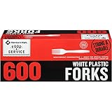 Member's Mark White Plastic Forks (600 ct.) AS