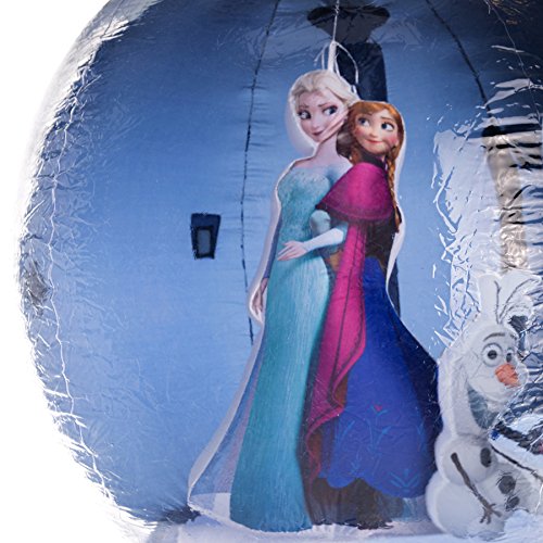 Gemmy 6' Christmas Disney's Frozen Elsa Anna & Olaf Lighted Snow Globe
