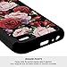 LG Fiesta LTE Case,LG X Charge Case,ANLI [Flowers Design] Drop Protection Hybrid Dual Layer Armor Protective Case Cover for Girls and Women Rose
