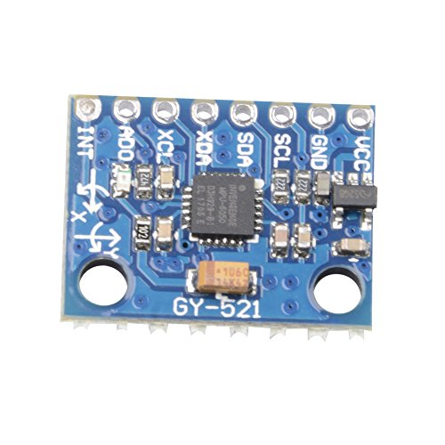 Qunqi 6Pcs GY-521 MPU-6050 3 Axis Analog Gyro Sensors + 3 Axis Accelerometer Module for Arduino - Thumbnail 2