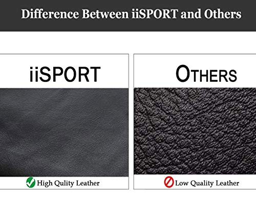 iiSPORT Leatherette Pool Table Cover, 8-Foot Heavy Duty Billiard Game Table Dust Storage Cover - Black