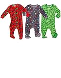 Leveret Boys Footed Fleece Sleeper Pajama (Size 6M-5 Years)