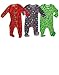 Leveret Boys Footed Fleece Sleeper Pajama (Size 6M-5 Years)