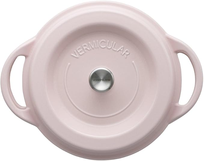 Amazon バーミキュラ オーブンポットラウンド 22cm 無水 ホーロー鍋 専用レシピブック付 パールピンク Pk 両手鍋 オンライン通販