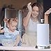 Paper Towel Holder by Royal - Easy Tear with One Hand - Stainless Steel Paper Towel Dispenser with Weighted Base - Paper Towel Rack Holds Bounty, Brawny, and All Brands