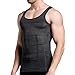 GKVK Mens Slimming Body Shaper Vest Shirt Abs Abdomen Slim,XL(chest size 106cm-110cm/42inches-44inches),Gray